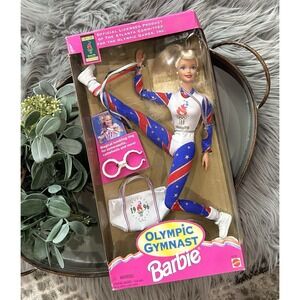 Vintage 1996 Olympic Gymnast Barbie by‎ Mattel Atlanta 15123 NIB